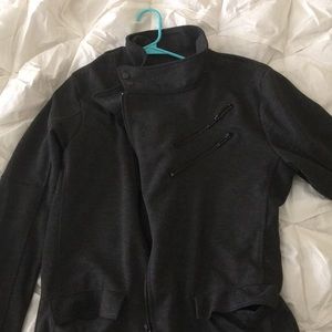 Gray army jacket with pockets